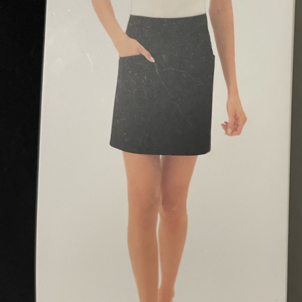 S. C. & CO. Women’s black 360° Tummy Control stretch skirt w undershorts XXL NEW